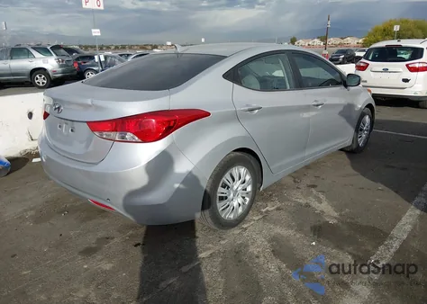 2012 Hyundai Elantra Gls (Ulsan Plant) из США, поврежденный, VIN KMHDH4AE1CU270391